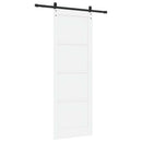 vidaXL Csúszó ajtó ORKDAL Fehér 83 x 232 cm Tömör Fenyőfa