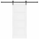 vidaXL Csúszó ajtó ORKDAL Fehér 83 x 202 cm Tömör Fenyőfa