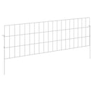 vidaXL Kerti kerítés karókkal 48 pcs 95 x 30 cm Mesh Horganyzott Acél