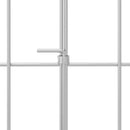 vidaXL Kerti kerítés karókkal 48 pcs 115 x 30 cm Mesh Horganyzott Acél