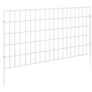 vidaXL Kerti kerítés karókkal 48 pcs 95 x 50 cm Mesh Horganyzott Acél