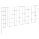 vidaXL Kerti kerítés karókkal 48 pcs 115 x 50 cm Mesh Horganyzott Acél