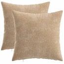 vidaXL Párna 2 db HEERLEN Tópszínű 40 x 40 cm Chenille Szövet