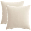 vidaXL Párna 2 db HEERLEN Krémszínű 40 x 40 cm Chenille Szövet