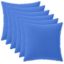 vidaXL Takaró Párna 6 db HEERLEN Királykék 40 x 40 cm Poliészter