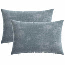 vidaXL Párna 2 db HEERLEN Világoskék 40 x 60 cm Chenille Szövet