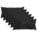 vidaXL Párna 6 db HEERLEN Antracitszürke 40 x 70 cm Chenille Szövet