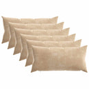 vidaXL Párna 6 db HEERLEN Tópszínű 40 x 70 cm Chenille Szövet