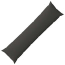 vidaXL Párna párnával HEERLEN Sötétszürke 40 x 145 cm Szövet