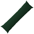 vidaXL Párna párnával HEERLEN Sötétzöld 40 x 145 cm Szövet