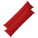vidaXL Párna párnával HEERLEN 2 db Piros Szövet