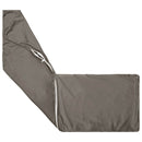 vidaXL Párna párnával HEERLEN Világosszürke 40 x 145 cm Bársony