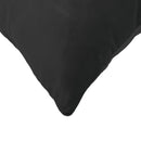 vidaXL Párna párnával HEERLEN Fekete 40 x 145 cm Bársony