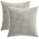 vidaXL Párna 2 db HEERLEN Világosszürke 50 x 50 cm Chenille Szövet