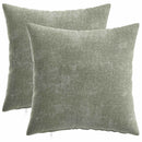 vidaXL Párna 2 db HEERLEN Zöld 50 x 50 cm Chenille Szövet