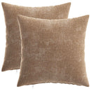 vidaXL Párna 2 db HEERLEN Barna 50 x 50 cm Chenille Szövet
