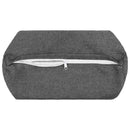 vidaXL Takaró Párna 6 db HEERLEN Világosszürke Ø 15 x 40 cm Szövet