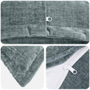 vidaXL Párna 2 db HOUTEN Világoskék 30 x 30 cm Chenille Szövet
