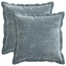 vidaXL Párna 2 db HOUTEN Világoskék 30 x 30 cm Chenille Szövet