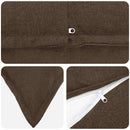 vidaXL Párna párnával HOUTEN 2 db Tópszínű Műlenszövet