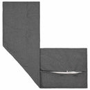 vidaXL Párna párnával HOUTEN Világosszürke 40 x 145 cm Műlenszövet