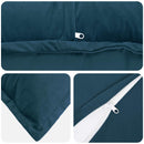 vidaXL Párna párnával HOUTEN Kék 40 x 145 cm Bársony