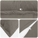vidaXL Párna párnával HOUTEN Világosszürke 40 x 145 cm Bársony