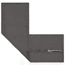 vidaXL Párna párnával HOUTEN Sötétszürke 40 x 145 cm Bársony