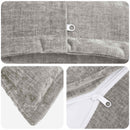 vidaXL Párna HOUTEN Világosszürke 40 x 145 cm Chenille Szövet