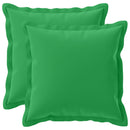 vidaXL Takaró Párna 2 db HOUTEN Zöld 50 x 50 cm Poliészter