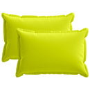 vidaXL Takaró Párna 2 db HOUTEN Fényes zöld 50 x 70 cm Poliészter