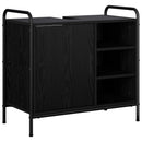 vidaXL Fürdőszobai Szekrény Szett 2 db Fekete Tölgy 65,5 x 34 x 61 cm