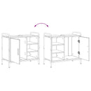 vidaXL Fürdőszobai Szekrény Szett 2 db Szürke Sonoma 65,5 x 34 x 61 cm