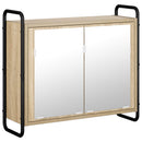 vidaXL Fürdőszobai Szekrény Szett 2 db Sonoma Tölgy 65,5 x 34 x 61 cm