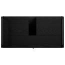 vidaXL Fürdőszobai Szekrény Szett 3 db Fekete Tölgy 40 x 36 x 181 cm