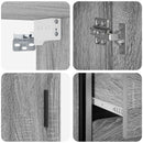 vidaXL Fürdőszobai Szekrény Szett 4 db Szürke Sonoma 40 x 36 x 181 cm