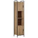 vidaXL Fürdőszobai Szekrény Szett 4 db Kézműves Tölgy 40 x 36 x 181 cm