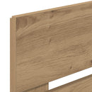 vidaXL Bed Frame with Storage and Headboard Artisan Oak 160 x 200 cm