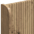 vidaXL Ágykeret tárolóval és fejtámlával Artisan Oak 90 x 200 cm