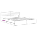 vidaXL Bed Frame with Storage and Headboard Artisan Oak 180 x 200 cm