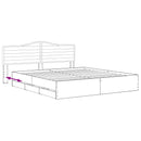 vidaXL Bed Frame with Storage and Headboard Artisan Oak 180 x 200 cm