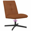 vidaXL Forgószék Barna Műbőr