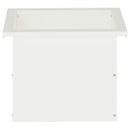 vidaXL Led-es kerti virágláda 2 db Fehér 30 x 40 x 30 cm Acél