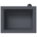 vidaXL Led-es kerti virágláda 2 db Antracit 30 x 40 x 30 cm Acél
