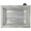 vidaXL Led-es kerti virágláda Ezüst 30 x 40 x 30 cm Rozsdamentes Acél