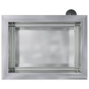 vidaXL Led-es kerti virágláda Ezüst 30 x 40 x 30 cm Horganyzott Acél