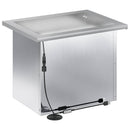 vidaXL Led-es kerti virágláda 2 db Ezüst 30 x 40 x 30 cm