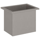 vidaXL Led-es kerti virágláda Rozsdás 30 x 40 x 30 cm