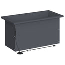 vidaXL Led-es kerti virágláda Antracit 30 x 60 x 30 cm Acél