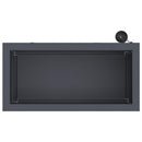 vidaXL Led-es kerti virágláda Antracit 30 x 60 x 30 cm Acél